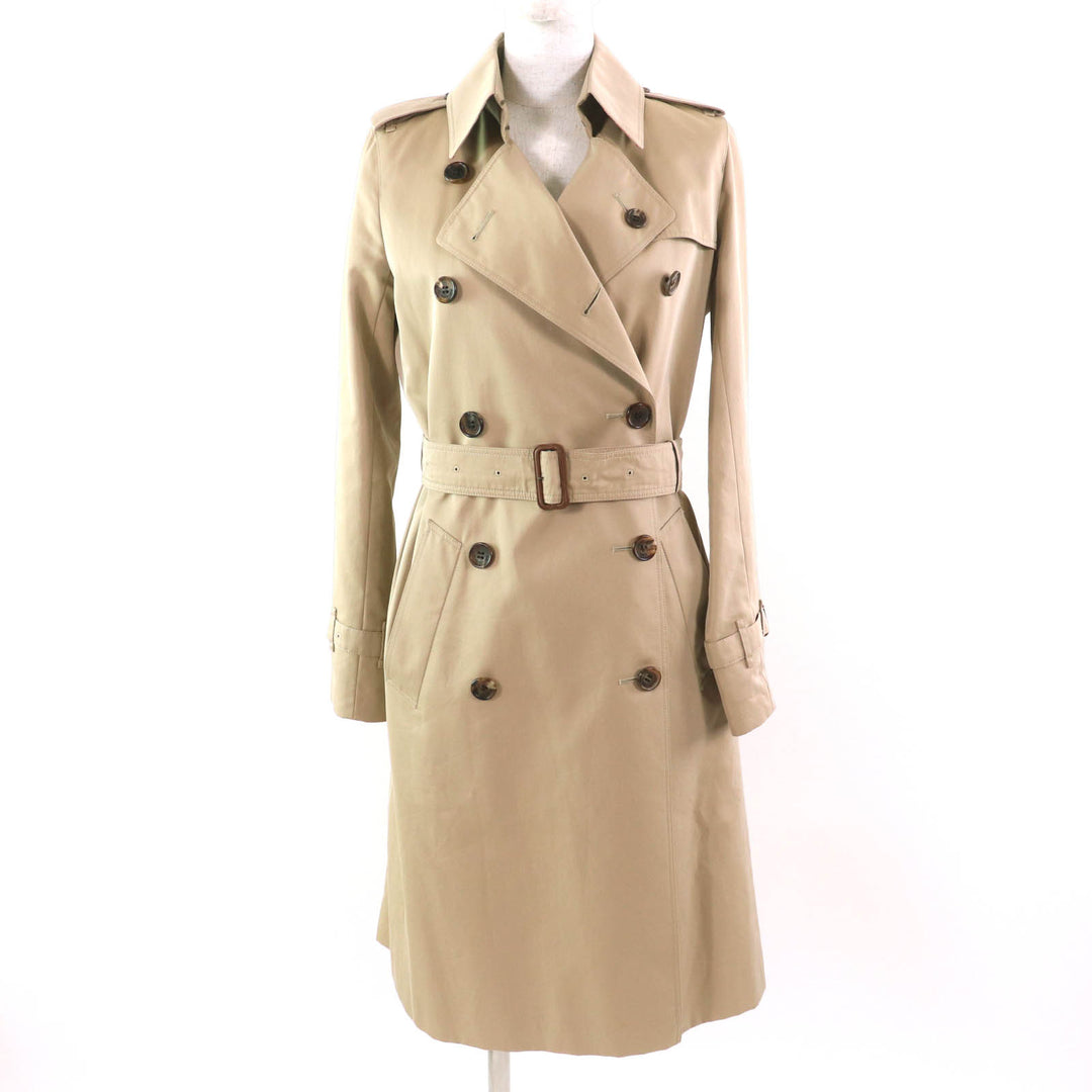 Great BURBERRY LONDON trench coat beige cotton Women 36 FRA87-130-51