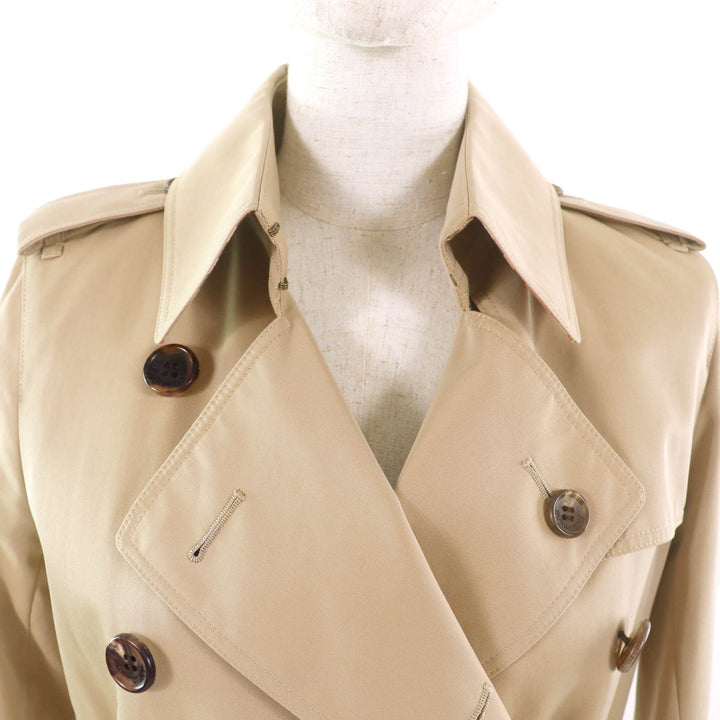 Great BURBERRY LONDON trench coat beige cotton Women 36 FRA87-130-51