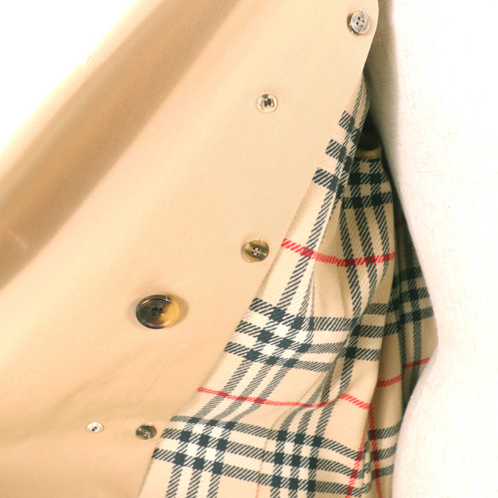 Great BURBERRY LONDON trench coat beige cotton Women 36 FRA87-130-51