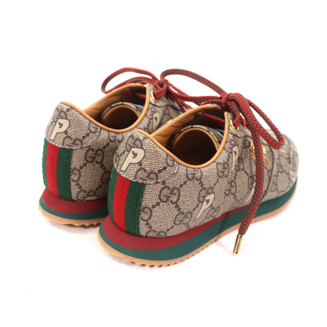 Pristine GUCCI Palace sneakers Brown GG Supreme Women 35 727940