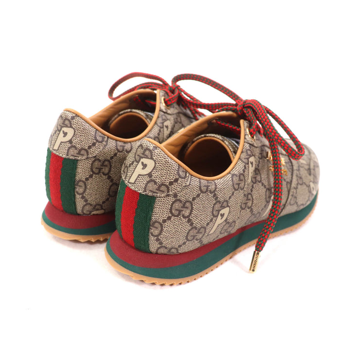 Pristine GUCCI Palace sneakers Brown GG Supreme Women 35 727940