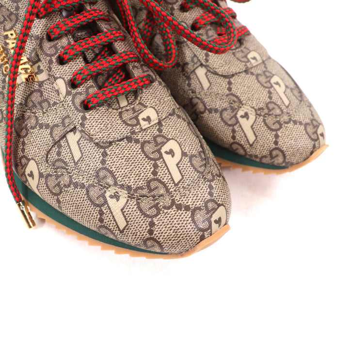 Pristine GUCCI Palace sneakers Brown GG Supreme Women 35 727940