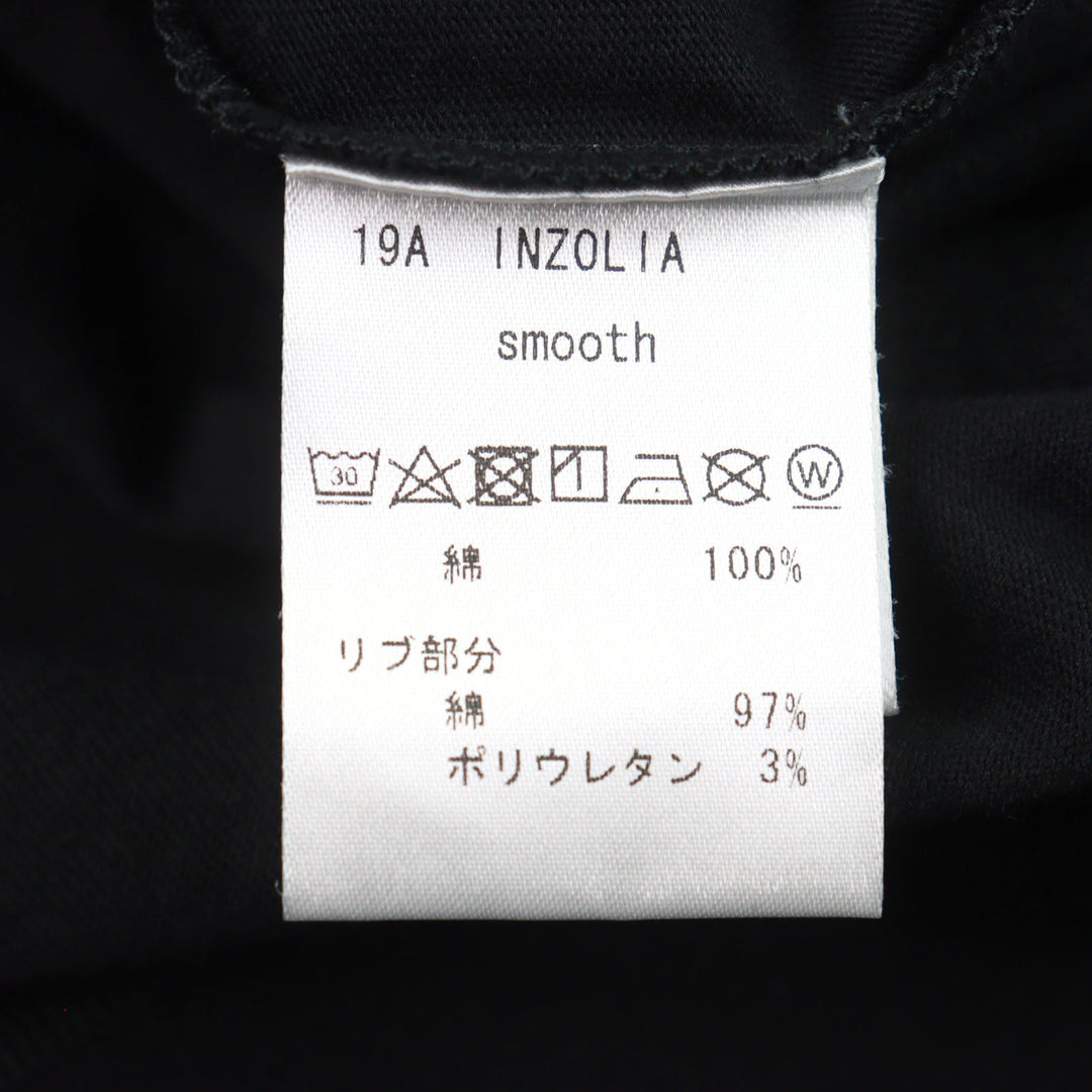 Pristine ANTICIPO Short sleeve T-shirt INZOLIA INZOLIA black cotton mens