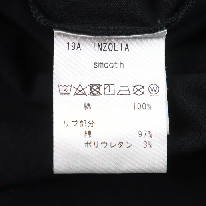 Pristine ANTICIPO Short sleeve T-shirt INZOLIA INZOLIA black cotton mens