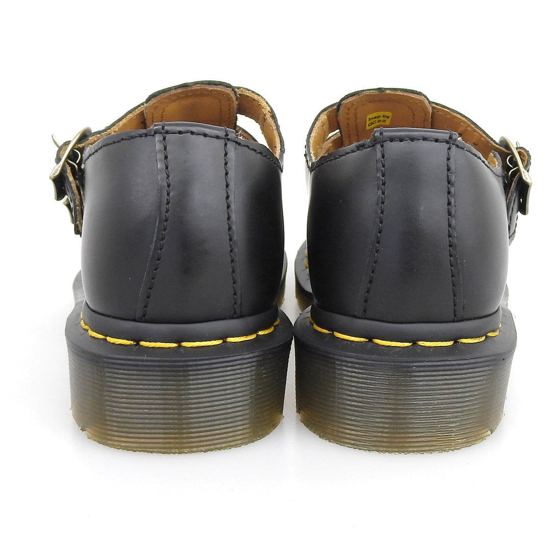 Pristine Dr.Martens Leather shoes MARY JANE black leather Women 12916