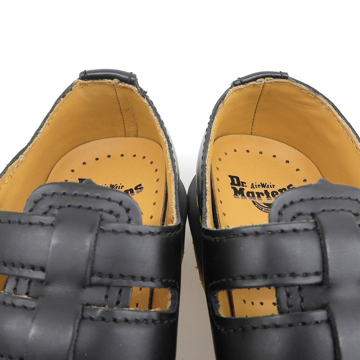 Pristine Dr.Martens Leather shoes MARY JANE black leather Women 12916