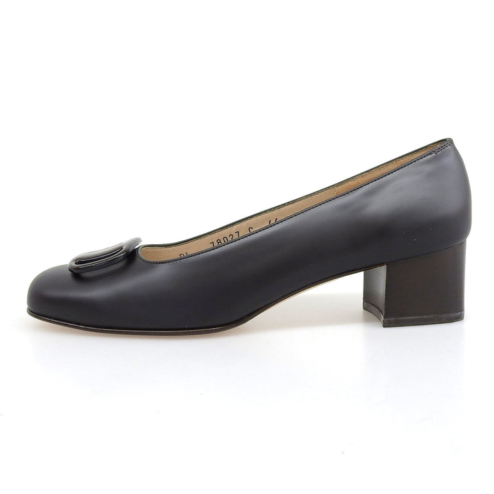 Excellent Salvatore Ferragamo pumps FRAGOLA Vala Dark brown leather Women 6