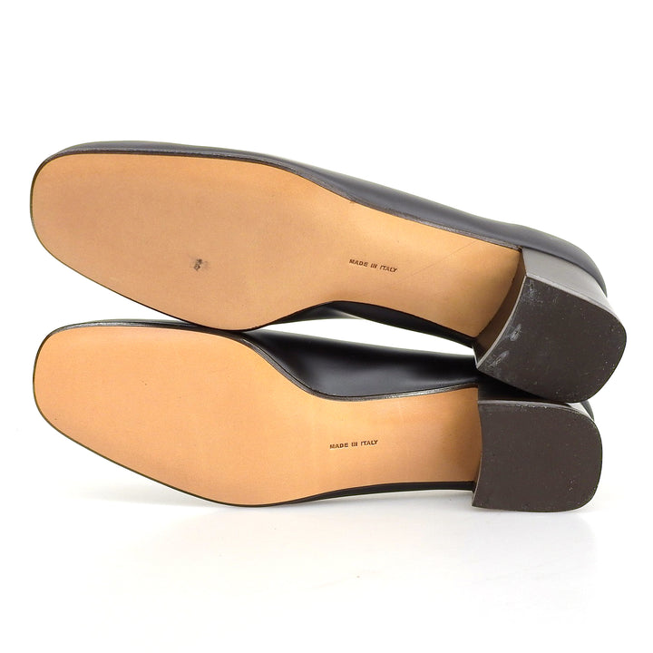 Excellent Salvatore Ferragamo pumps FRAGOLA Vala Dark brown leather Women 6