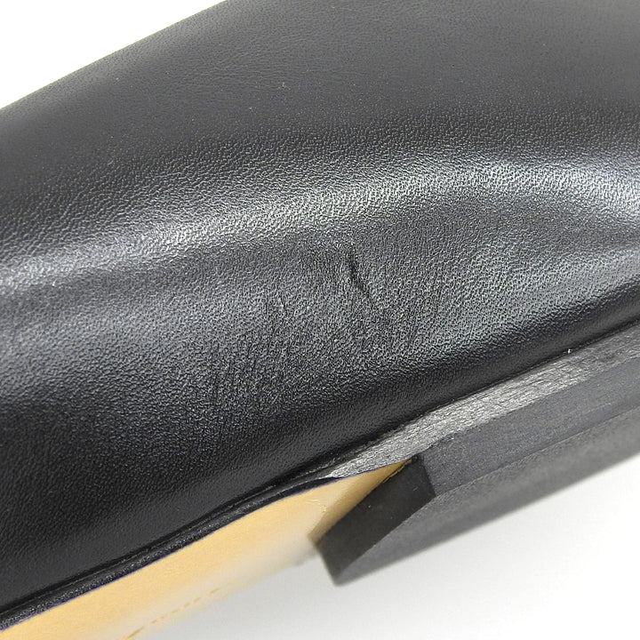 Excellent Salvatore Ferragamo pumps VARINA Vara ribbon black leather Women 5