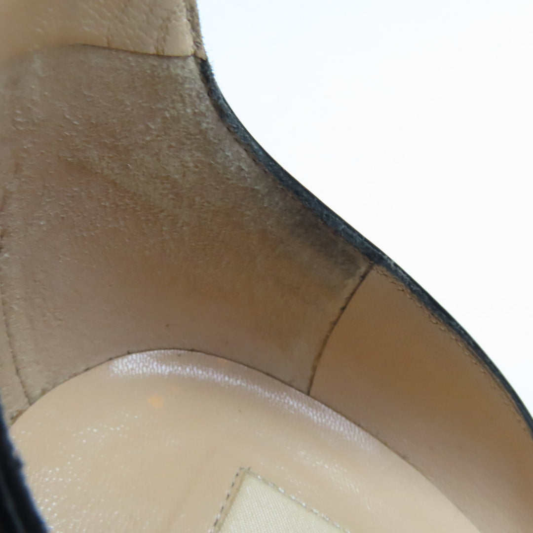 Excellent Valentino Garavani pumps Ankle strap black Patent leather Women 38
