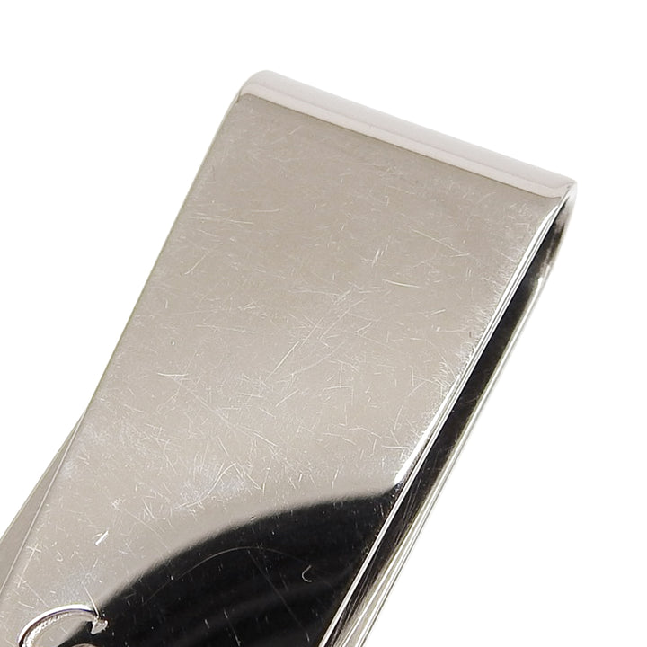 Great Cartier Money clip C Do 2C Decor Logo Engraved Bill Clip Silver metal mens