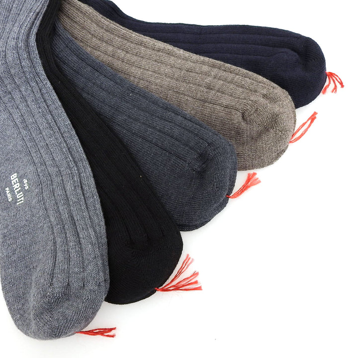 Pristine BERLUTI Other fashion goods Socks Black gray system wool mens