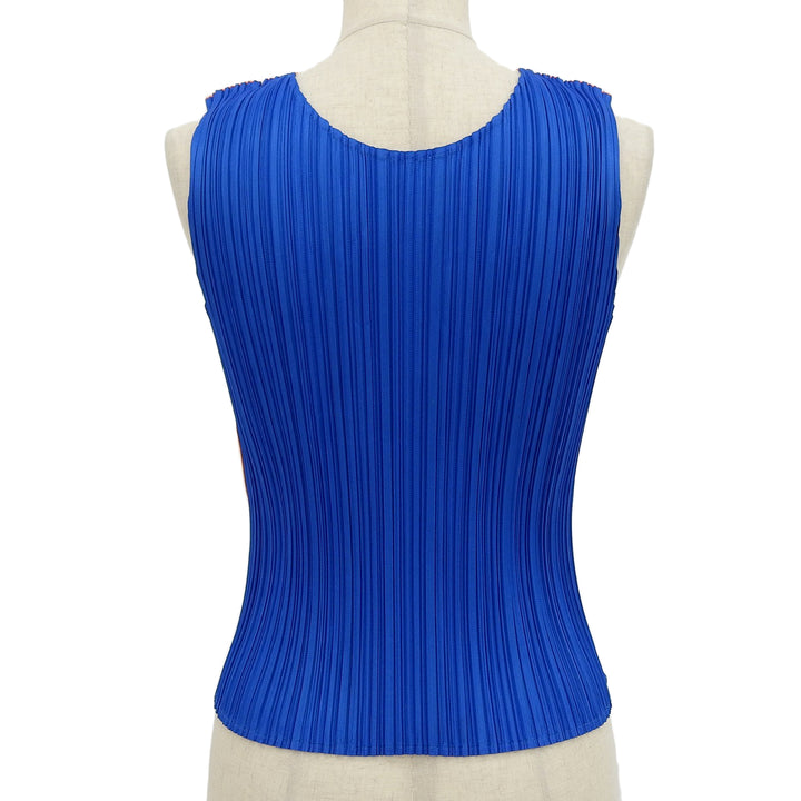 Excellent PLEATS PLEASE T-shirt Pleated sleeveless Multi polyester Women 3