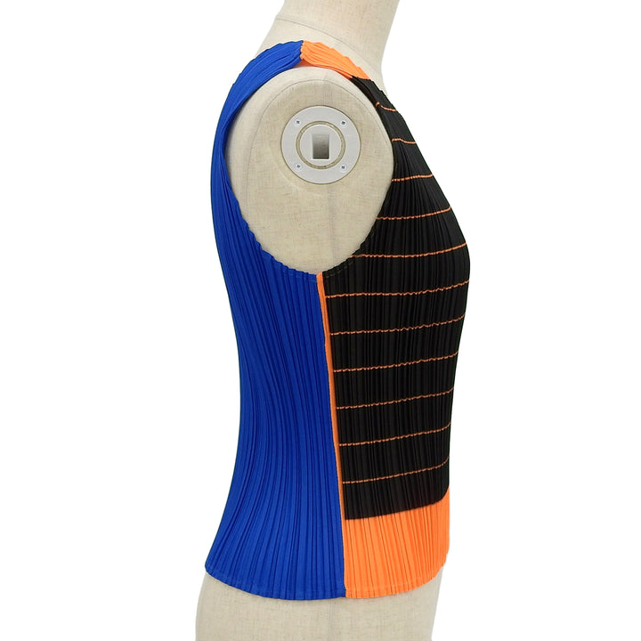 Excellent PLEATS PLEASE T-shirt Pleated sleeveless Multi polyester Women 3