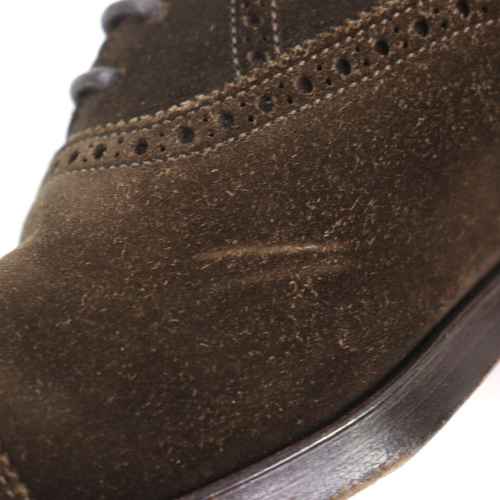 Great EDWARD GREEN Leather shoes CADOGAN 888 Last Semi-brogue Inner 8.5