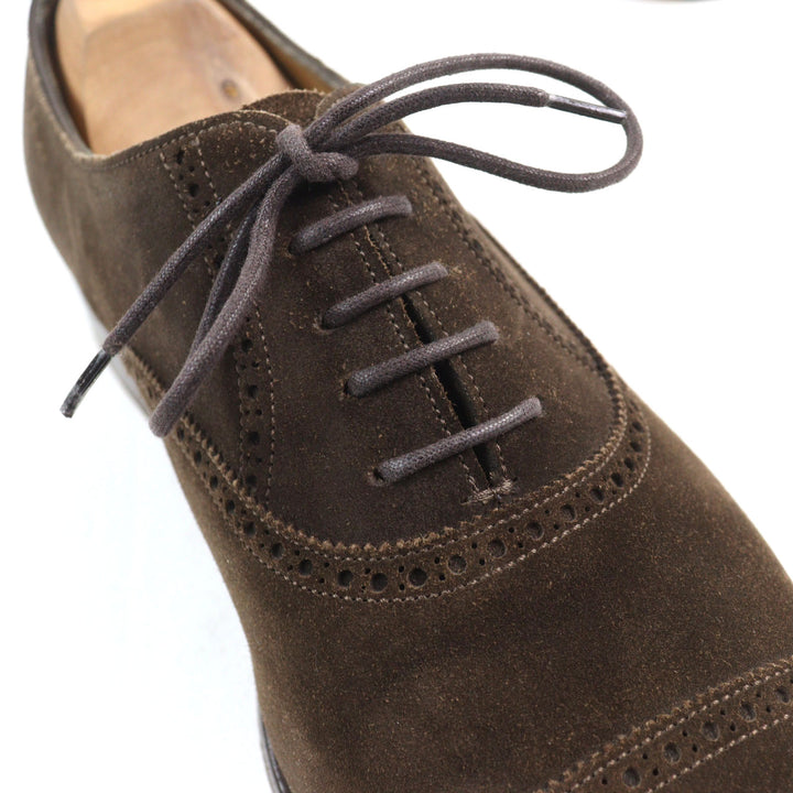 Great EDWARD GREEN Leather shoes CADOGAN 888 Last Semi-brogue Inner 8.5