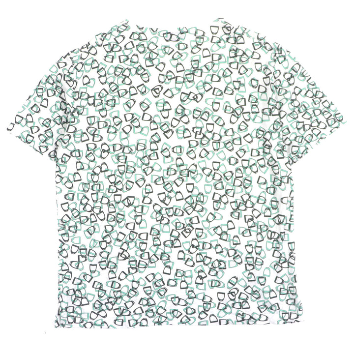 Great HERMES Short sleeve T-shirt White green cotton mens M