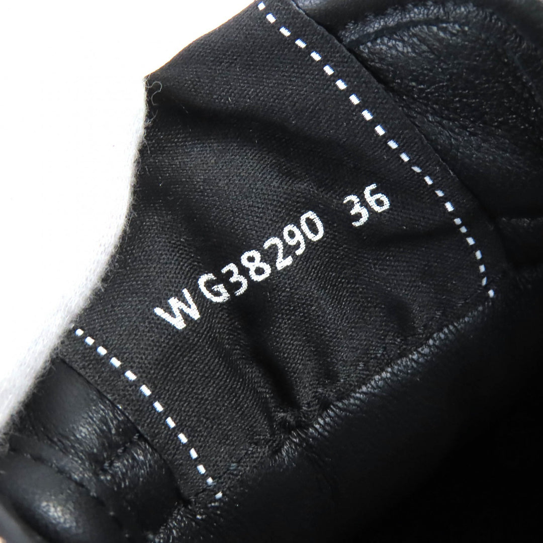 Great CHANEL sneakers COCO Mark Matelasse Logo Sole Suede Leather pink black 36 G38290