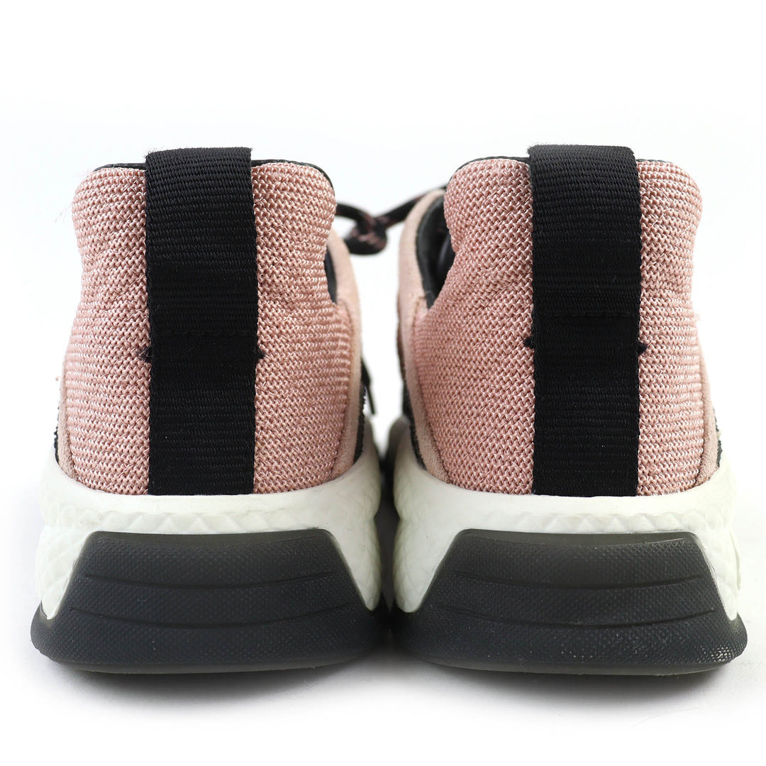 Great CHANEL sneakers COCO Mark Matelasse Logo Sole Suede Leather pink black 36 G38290
