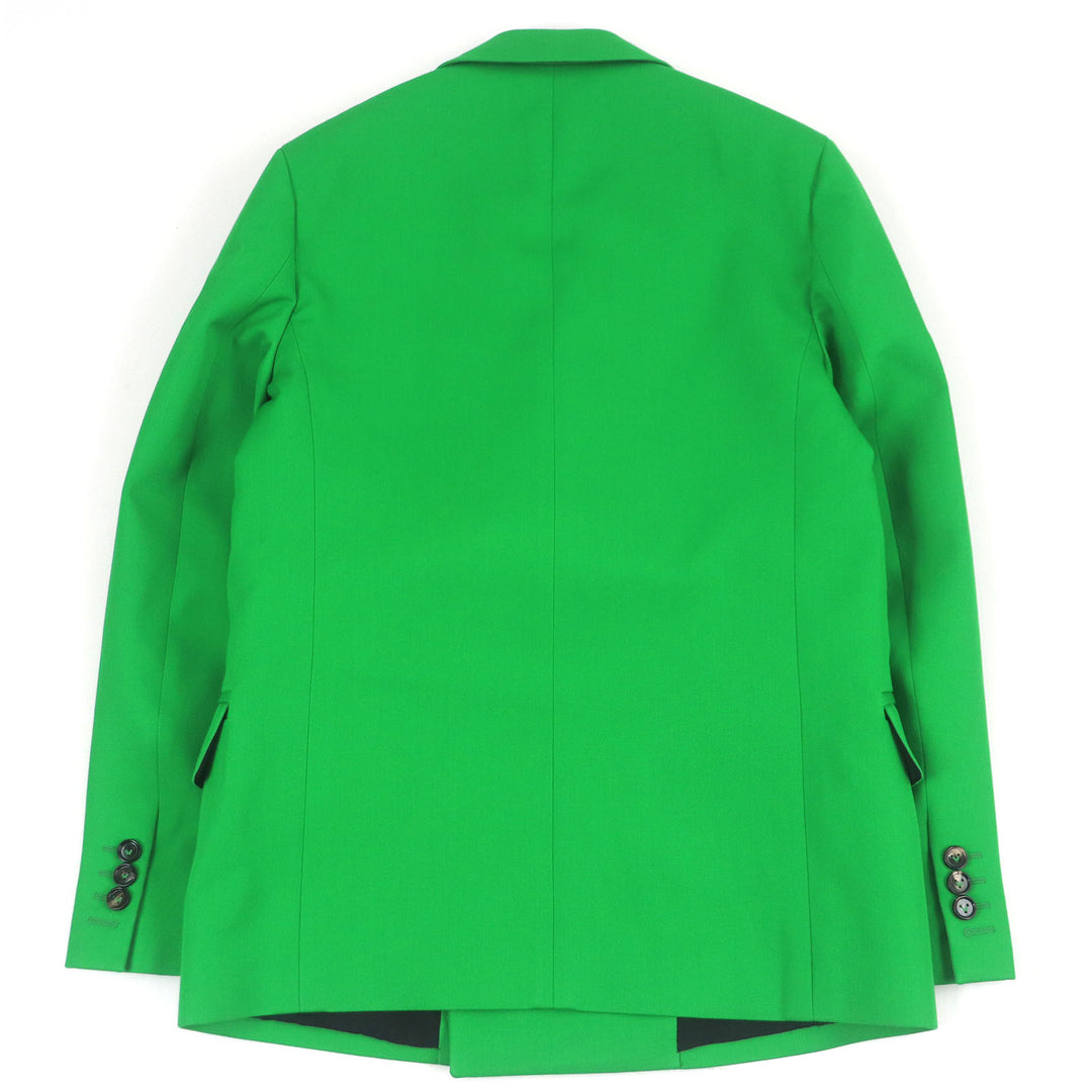 Pristine BOTTEGAVENETA tailored jacket Oversized double-breasted jacket green wool