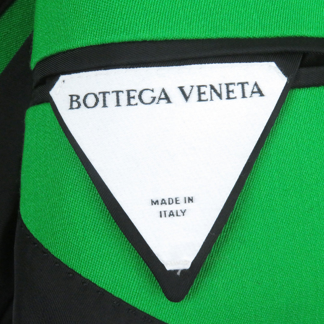 Pristine BOTTEGAVENETA tailored jacket Oversized double-breasted jacket green wool