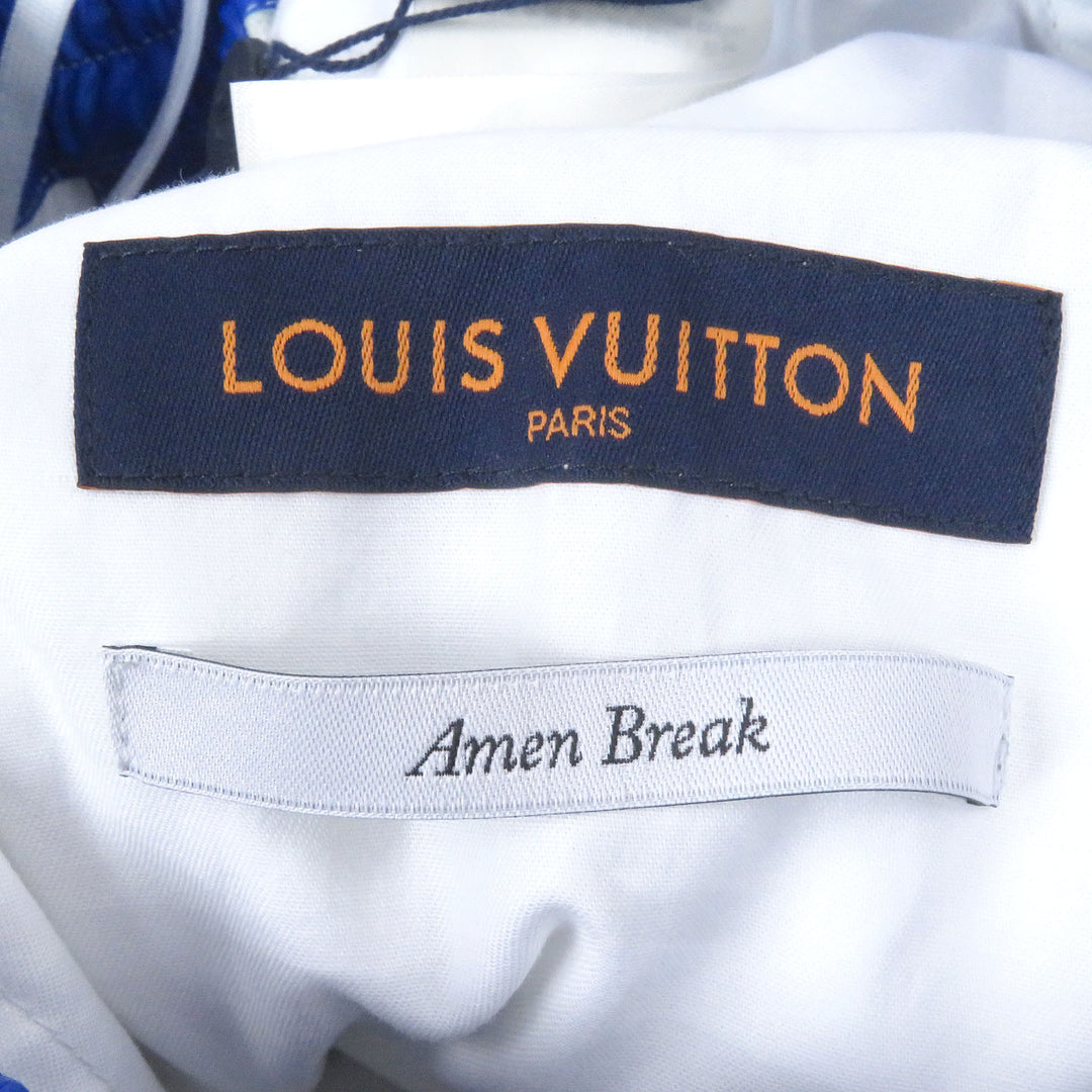 Pristine LOUIS VUITTON Pants Amen Break LV Logo Metal Tie-Dye Pattern Shorts