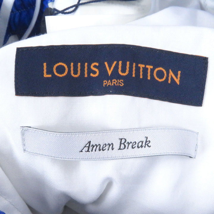 Pristine LOUIS VUITTON Pants Amen Break LV Logo Metal Tie-Dye Pattern Shorts
