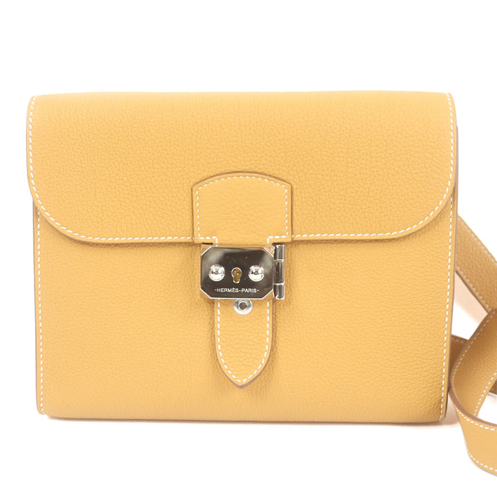 Excellent HERMES Other bag Sac Adepesh 21 Natural Sable Togo Leather mens