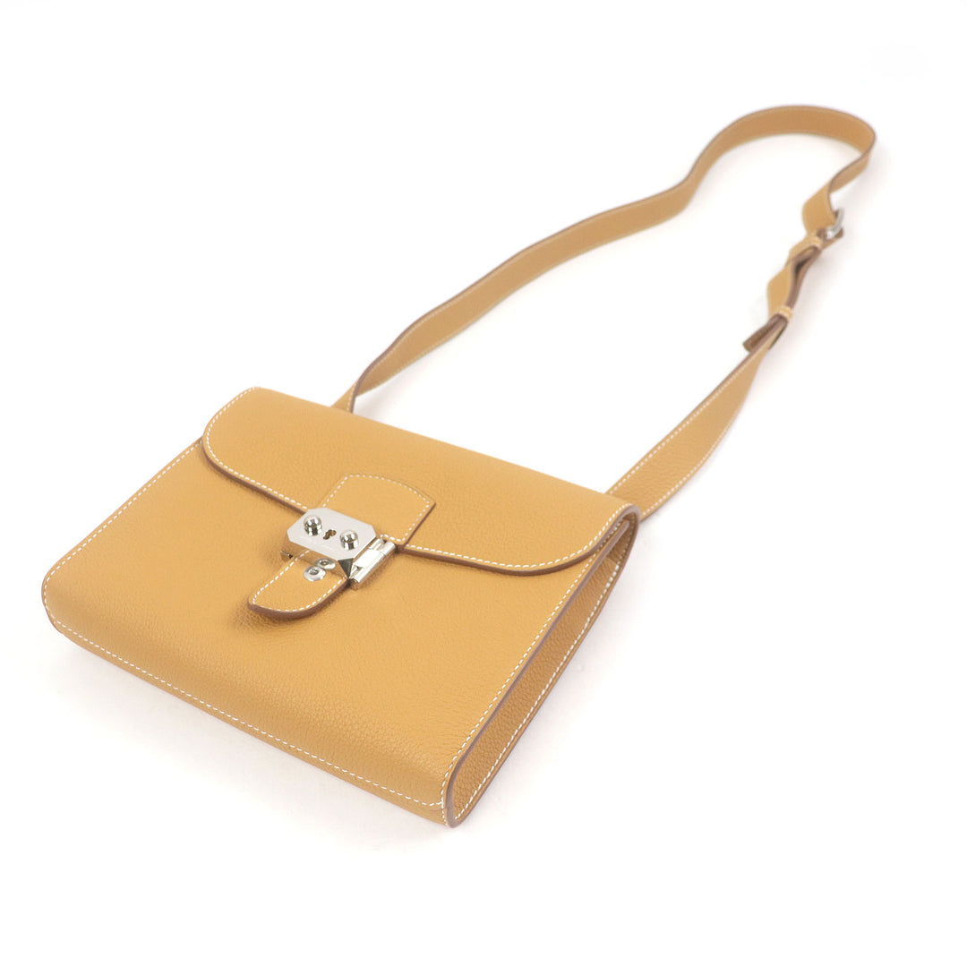 Excellent HERMES Other bag Sac Adepesh 21 Natural Sable Togo Leather mens