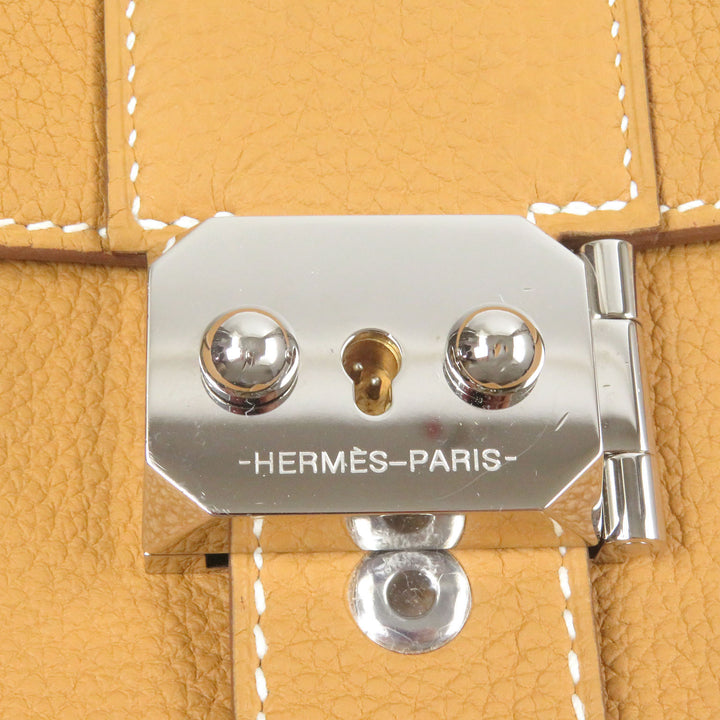 Excellent HERMES Other bag Sac Adepesh 21 Natural Sable Togo Leather mens