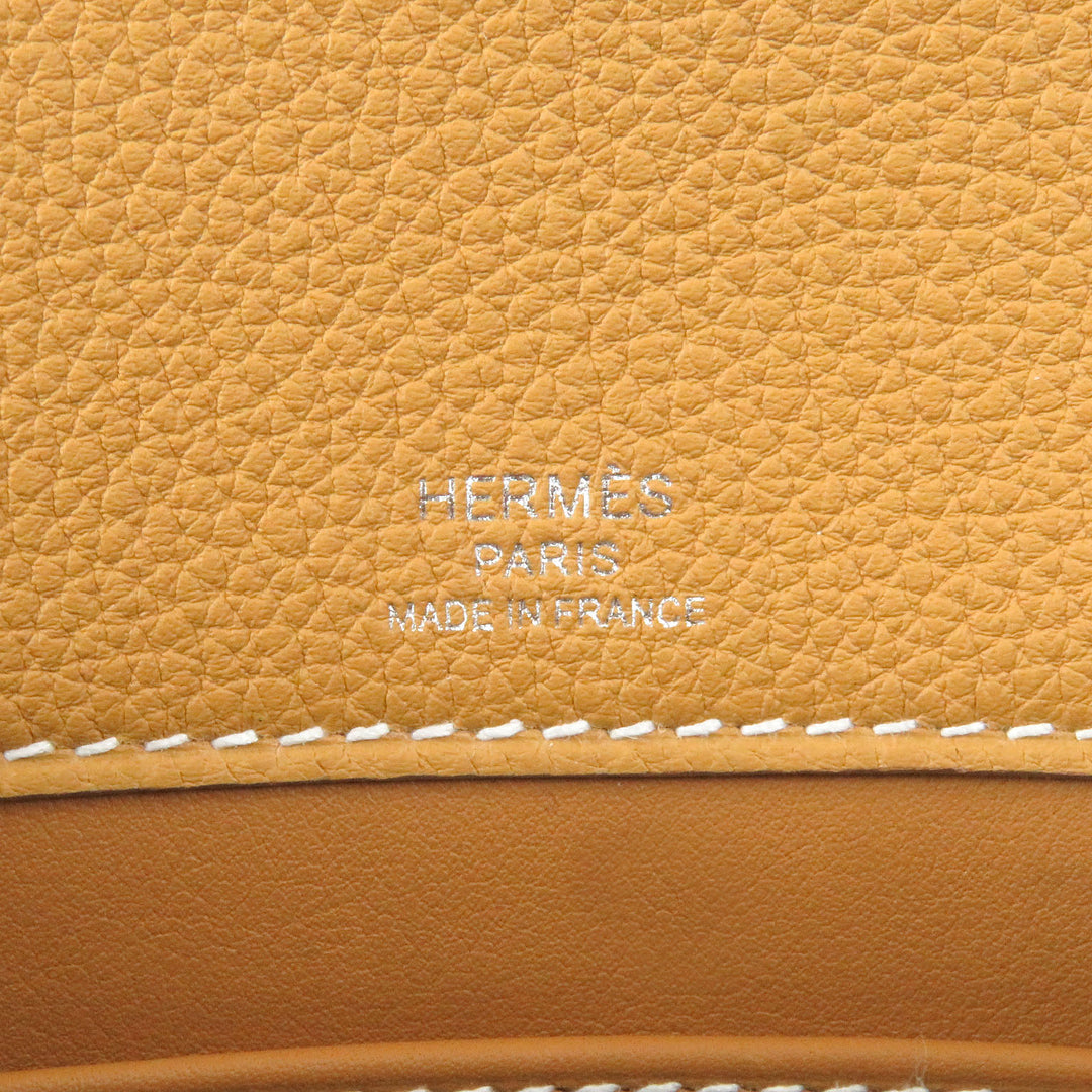 Excellent HERMES Other bag Sac Adepesh 21 Natural Sable Togo Leather mens