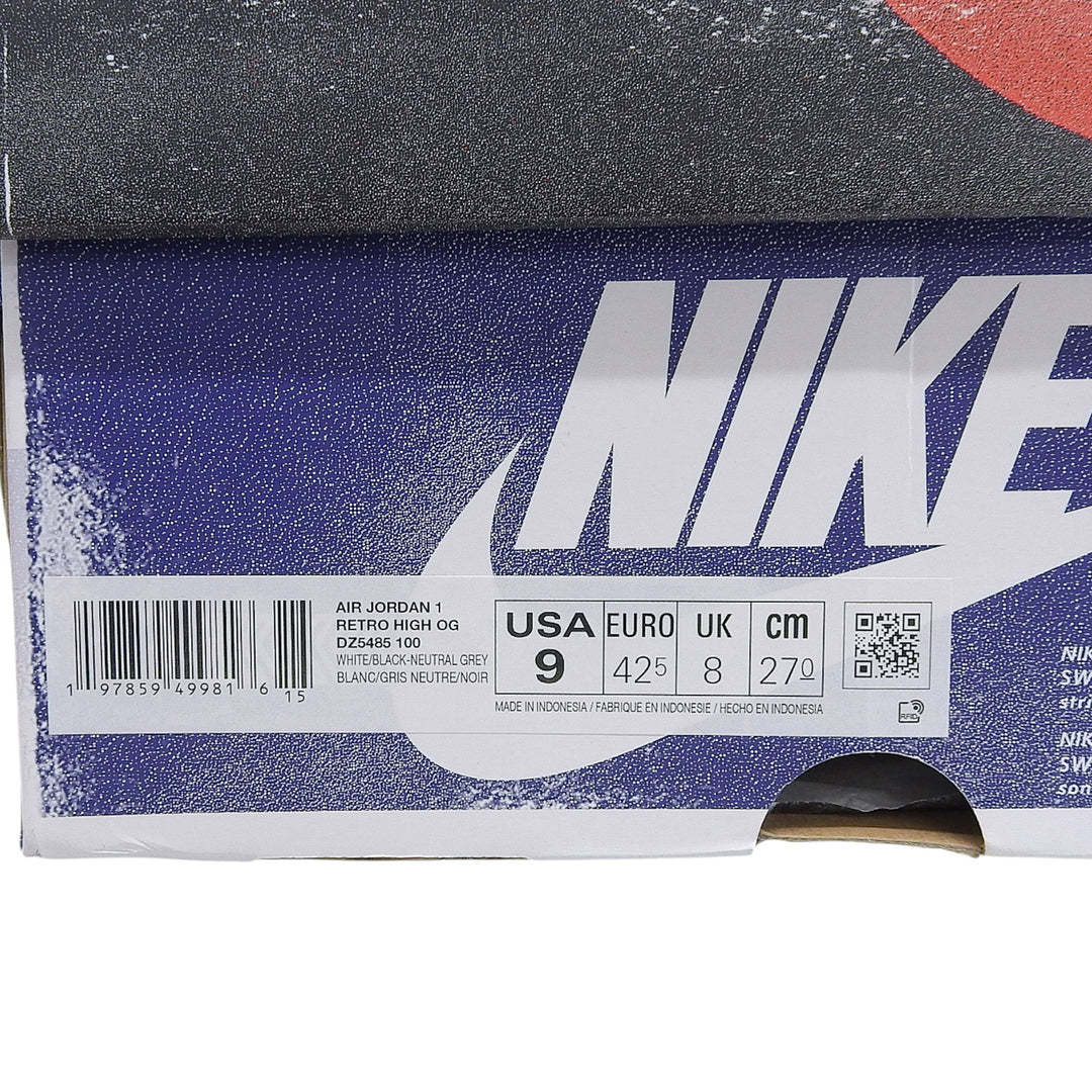 Pristine NIKE High cut sneakers AIR JORDAN 1 RETRO HIGH OG 27 DZ5485-100