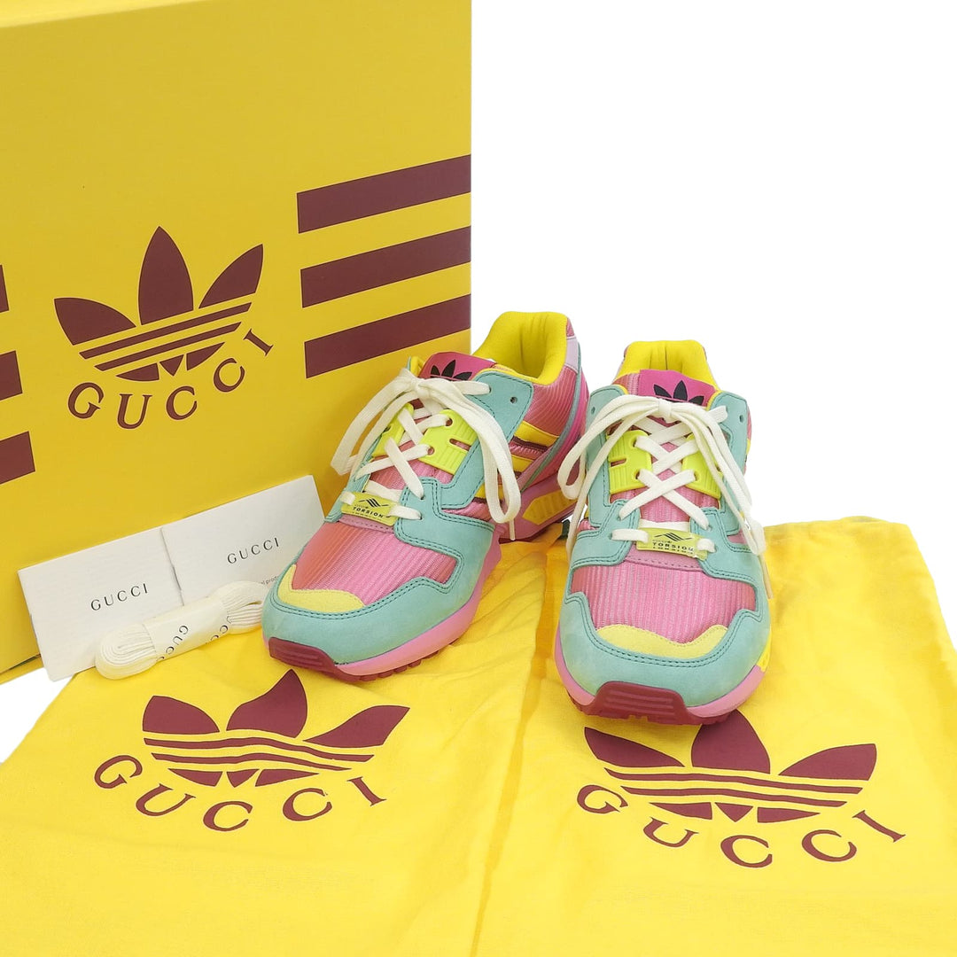 Pristine GUCCI×adidas sneakers TORSION ZX8000 Pink multi Women 22.5 722212