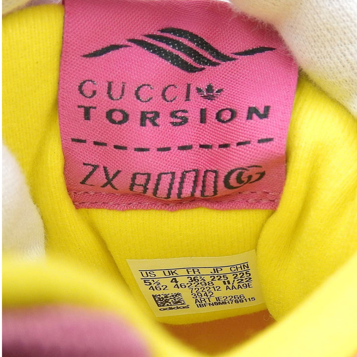 Pristine GUCCI×adidas sneakers TORSION ZX8000 Pink multi Women 22.5 722212