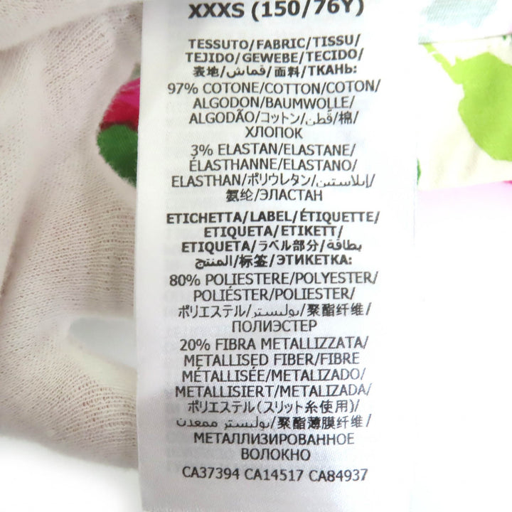 Excellent GUCCI Ken Scott hoodie Rose print half-zip hooded anorak hoodie 650618