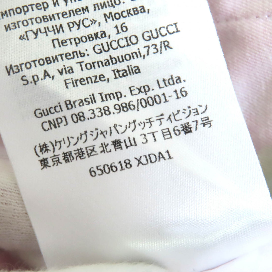 Excellent GUCCI Ken Scott hoodie Rose print half-zip hooded anorak hoodie 650618