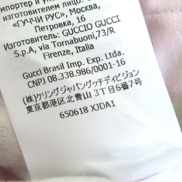 Excellent GUCCI Ken Scott hoodie Rose print half-zip hooded anorak hoodie 650618