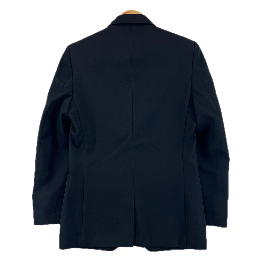 Great GIVENCHY tailored jacket logo button single black mens 46 BM305S11YE