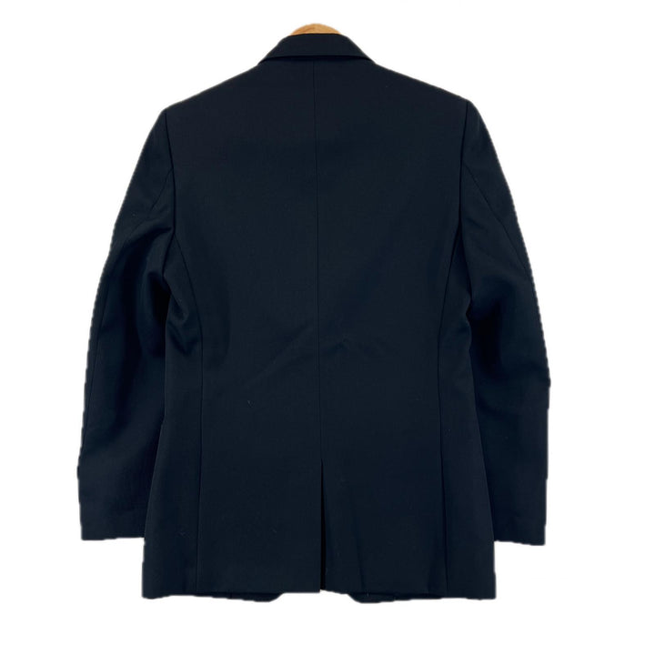 Great GIVENCHY tailored jacket logo button single black mens 46 BM305S11YE
