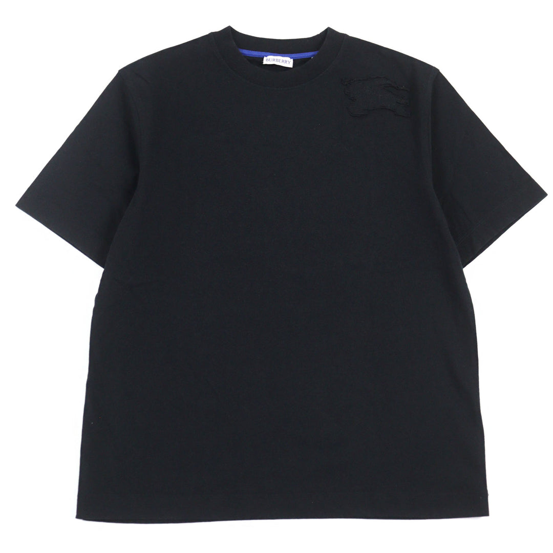 Excellent BURBERRY T-shirt Logo embroidered with Equestrian Knight patch mens XS