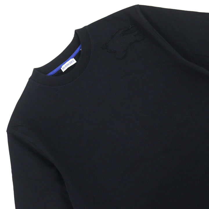 Excellent BURBERRY T-shirt Logo embroidered with Equestrian Knight patch mens XS