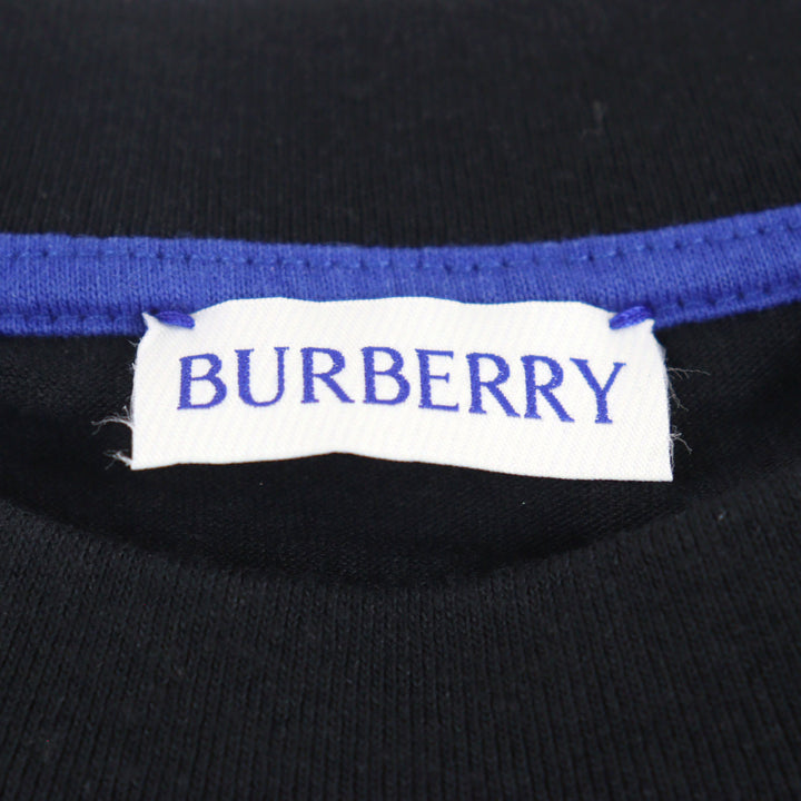Excellent BURBERRY T-shirt Logo embroidered with Equestrian Knight patch mens XS