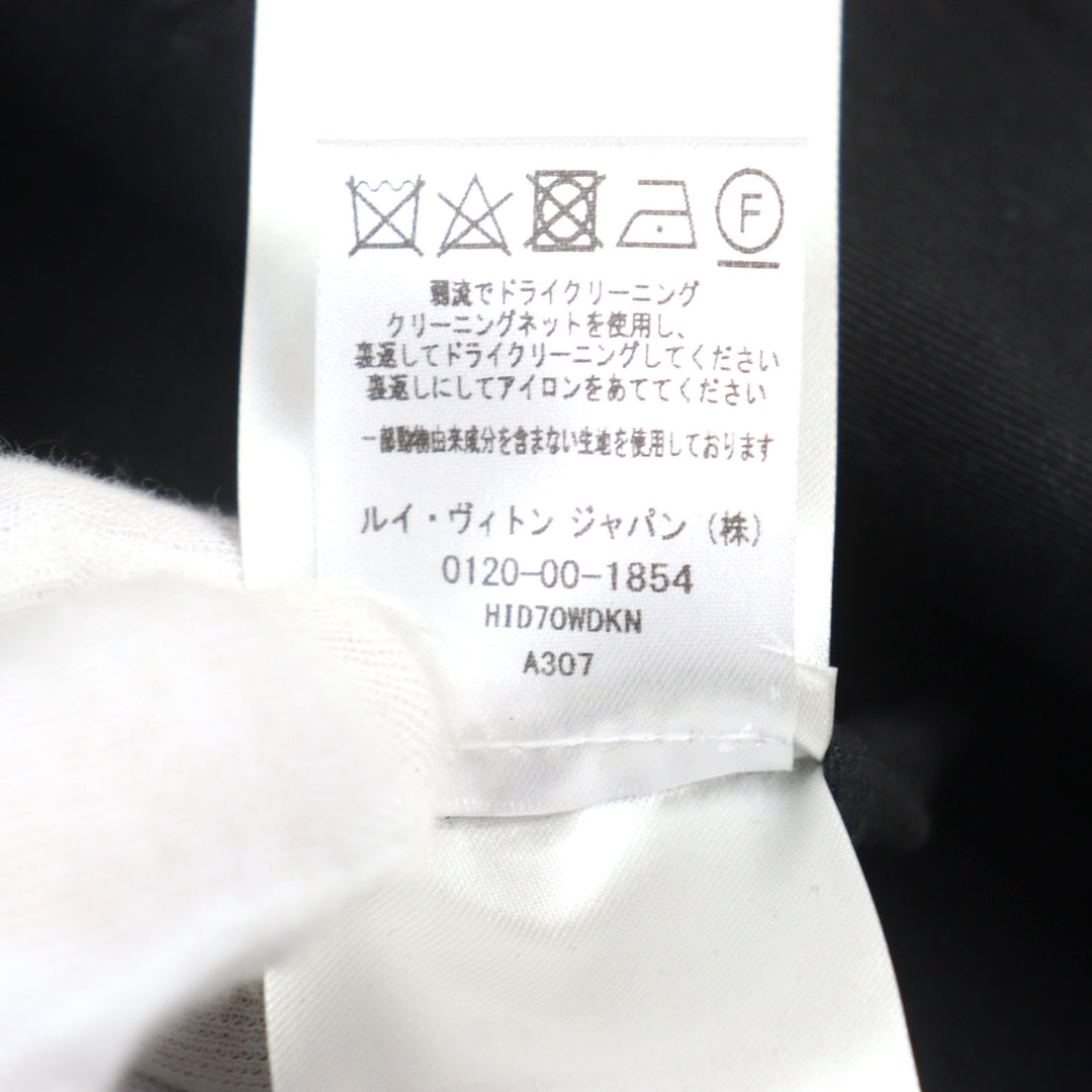 Great LOUIS VUITTON Slim stretch denim pants Logo button 34 HID70W