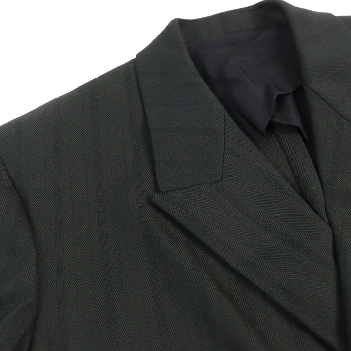 Excellent BOTTEGAVENETA tailored jacket Tech Herringbone Stripe Jacket 52 659592
