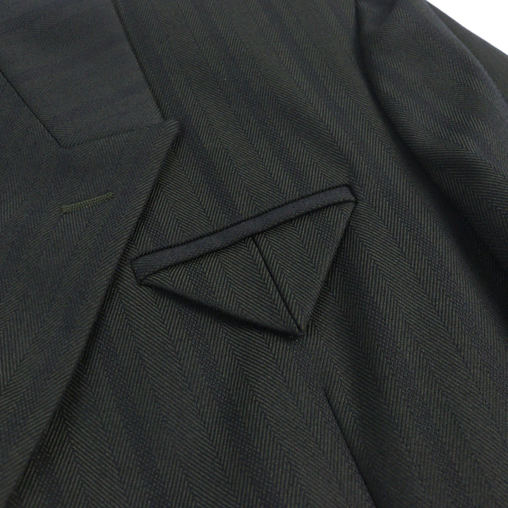 Excellent BOTTEGAVENETA tailored jacket Tech Herringbone Stripe Jacket 52 659592