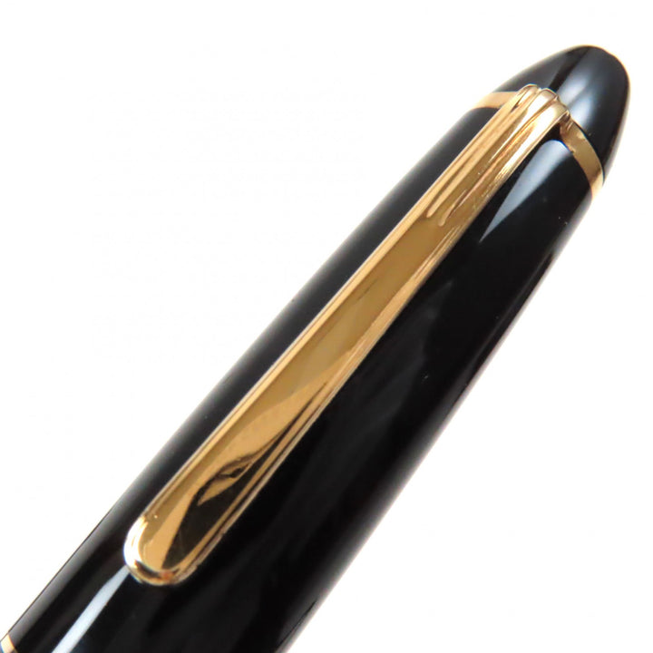 Excellent MONTBLANC fountain pen Meisterstück Classic No.146 Black gold 14K mens