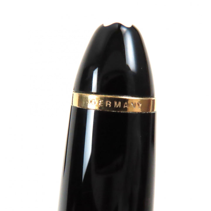 Excellent MONTBLANC fountain pen Meisterstück Classic No.146 Black gold 14K mens