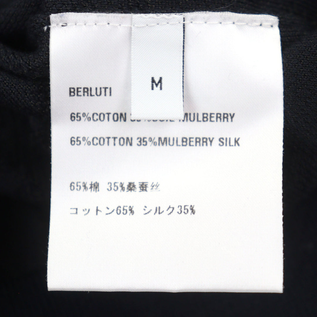 Great BERLUTI knit Navy system cotton mens M R24KRL150YWCC