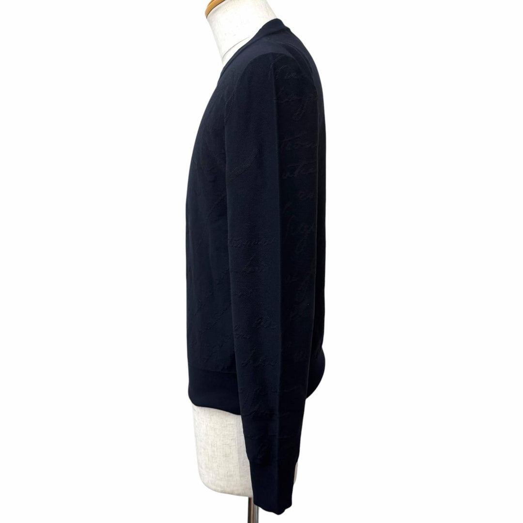 Great BERLUTI knit Navy system cotton mens M R24KRL150YWCC