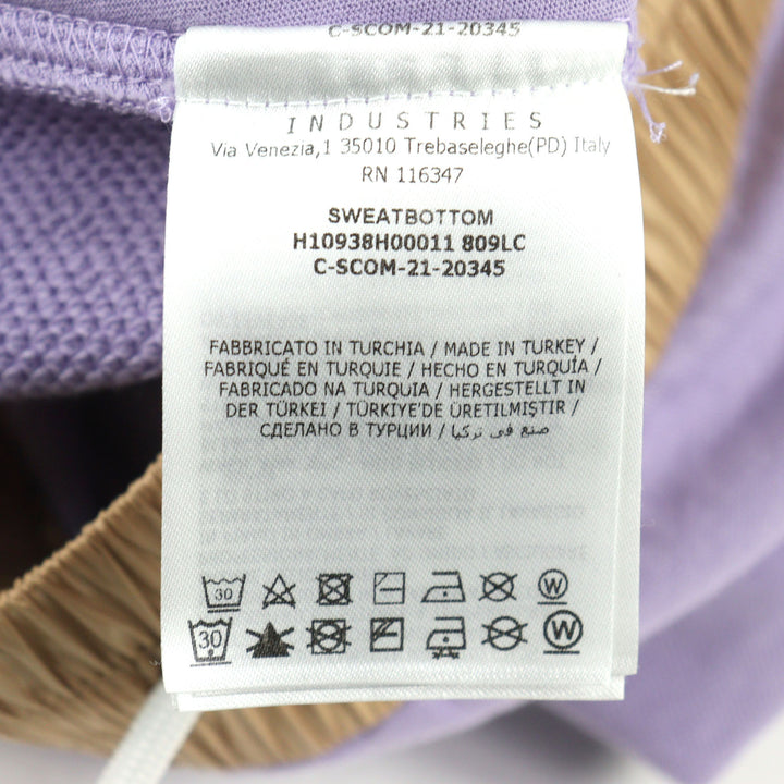 Excellent MONCLER Pants SWEATBOTTOM Purple beige cotton mens M